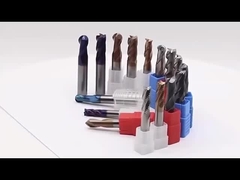 Επικάλυπτο βαλφραμίνης βαλφραμίνης Τελικό φρεάτιο 4 φλάουτες εργαλεία κοπής με υψηλές επιδόσεις