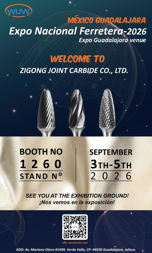 τελευταία εταιρικά νέα σχετικά με Η ZIGONG JOINT CARBIDE CO., LTD. (WUW) θα συμμετάσχει στην Expo Nacional Ferretera 2026 στη Γουαδαλαχάρα του Μεξικού