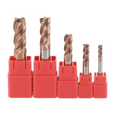 Καλή τιμή. Dia 4mm τετραγωνικοί ντυμένοι DLC μύλοι τελών μύλων τελών καρβιδίου βολφραμίου HRC55 σε απευθείας σύνδεση