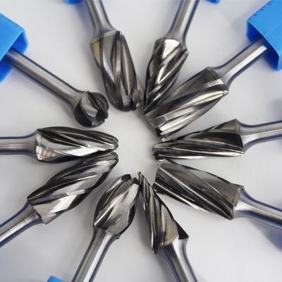 Καλή τιμή. Καρβίδιο Burr Bit Diamond Cut Aluma Σχήμα δοντιού Wide Head Διαμετρική περιοχή για ακριβή άλεση σε απευθείας σύνδεση