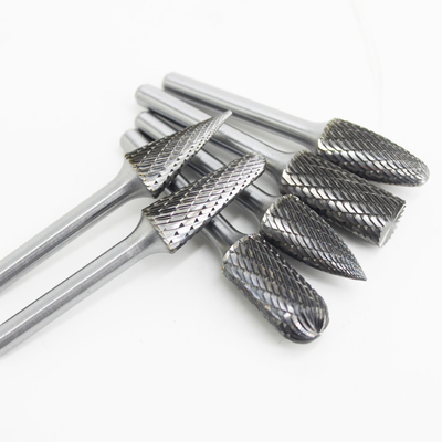 Καλή τιμή. Ταχύτητα κοπής Tungsten Carbide Rotary Burrs AlTiN επικαλυμμένα με διάφορα σχήματα δοντιών σε απευθείας σύνδεση