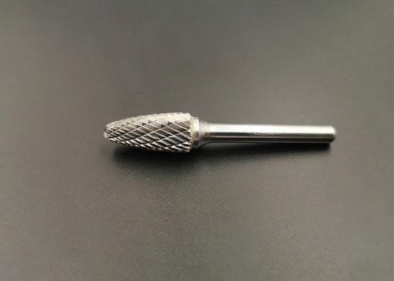ποιότητας  25mm Double Cut Rotary Cone Carbide Burr For Grinding / Polishing εργοστάσιο