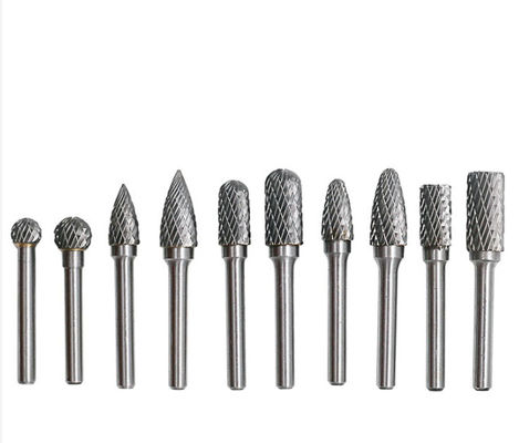 ποιότητας  Brazed Double Cut Rotary Files Carbide Burrs Set 50000RPM εργοστάσιο