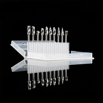 ποιότητας 10τμχ 1/8" Καρβιδίου Βολφραμίου Aluma Cut με Στέλεχος 1/8" και Κεφαλή 3*6 mm για Χάραξη Μετάλλων εργοστάσιο